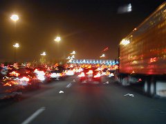 Bay Bridge toll plaza at Oakland