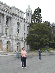 Helen on Berkeley campus