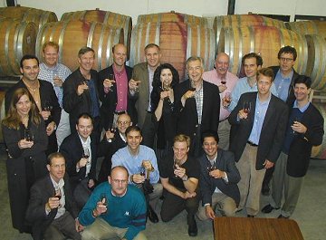 RMS team in Unti Winery