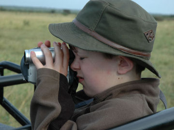 Henry with his video camera