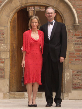 Ian and Jane at a formal receptions