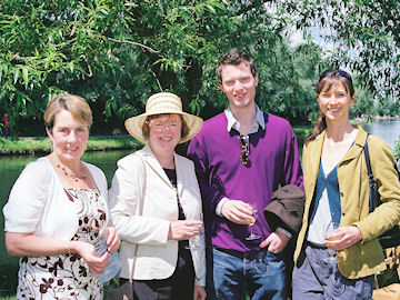Maria Sylvester, Janet Owers, Nick Owers and Hannah Carter