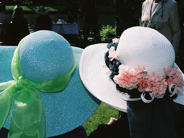 Hazel's and Jean's hats
