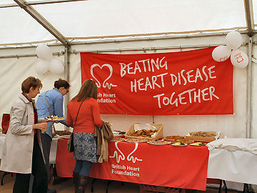 British Heart Foundation Themed Marquee