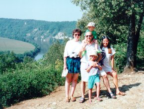 Family on Dordogne 1997