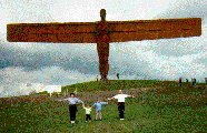Family life imitates art with the Angel of the North