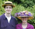 Adam & Isobel in hats