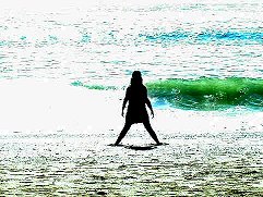 Alice in the waves