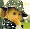 Polka Souwester was the essential fashion item