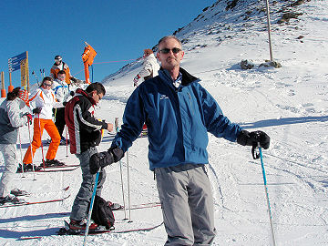 Ian on the slopes