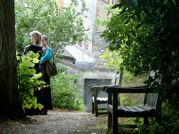 Jane in the garden