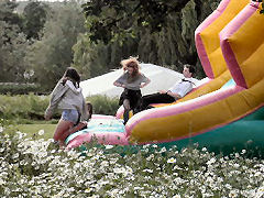 Windy on the slide