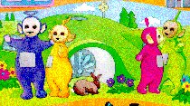 Tellytubbies practice energy efficiency in their earth bermed shelter